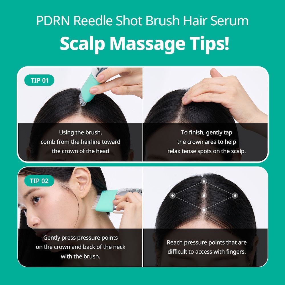 VT Cosmetics PDRN Reedle Shot Brush Hair Serum 100ml - official product image 13