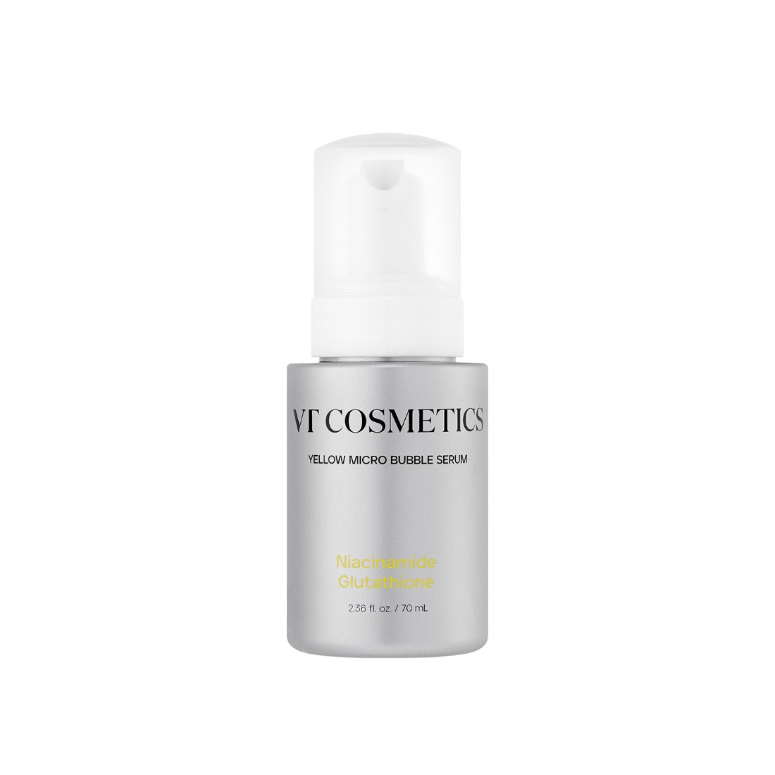 VT Cosmetics Niacinamide Glutathione Yellow Micro Bubble Serum 70ml - official product image 2