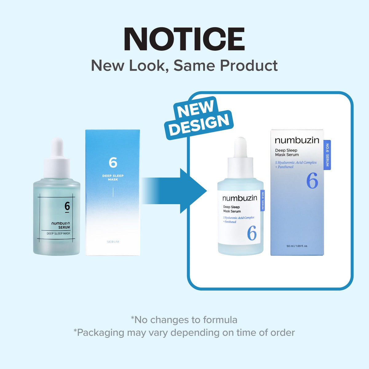 Numbuzin No. 6 Deep Sleep Mask Serum 50ml — official product image 4