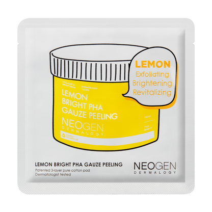 Neogen Lemon Bright PHA Gauze Peeling 190ml (30 Pads) — Neogen official product image 3