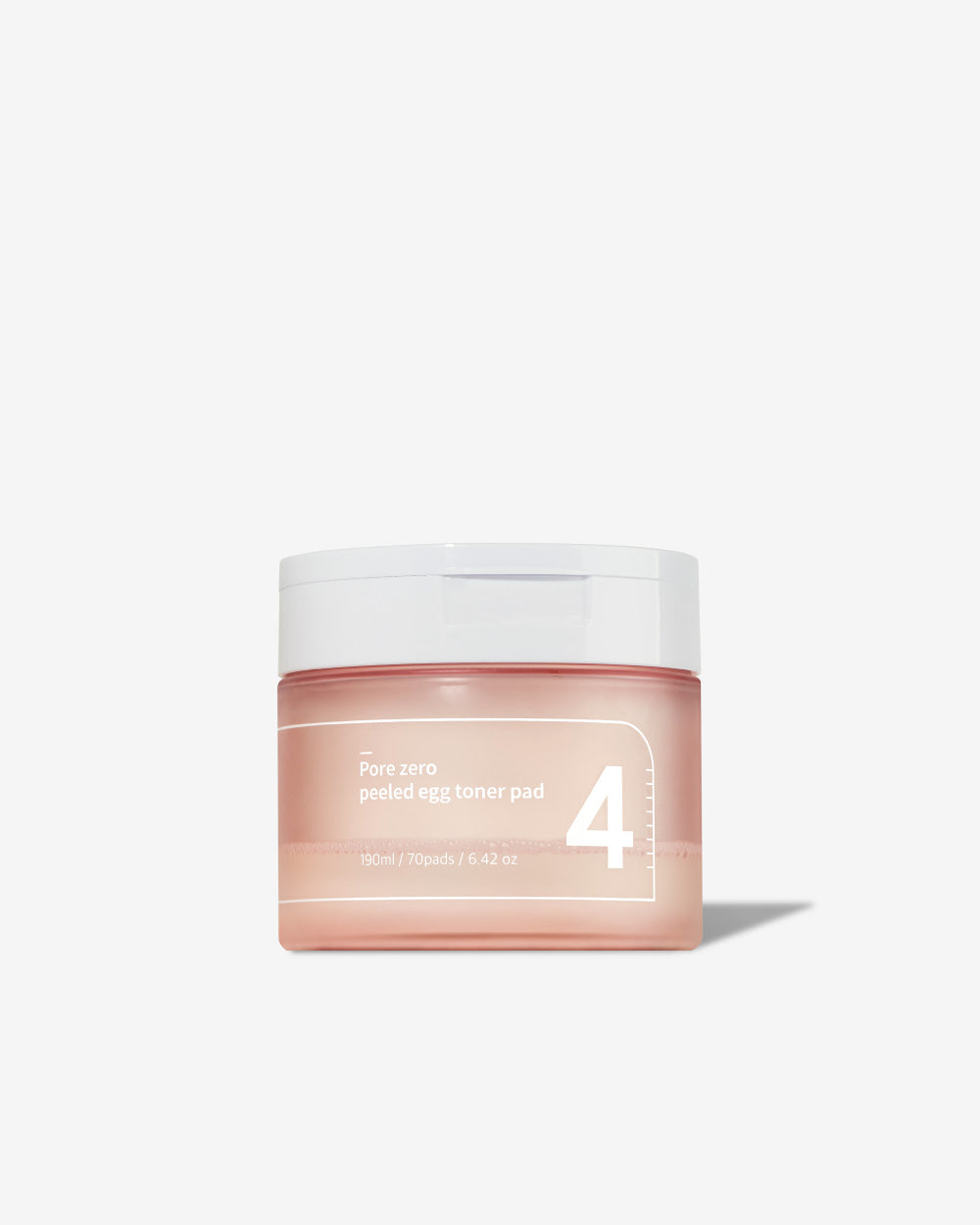 Numbuzin No. 4 Pore Zero Peeled Egg Toner Pads 70 ct, 180ml — official product image 2
