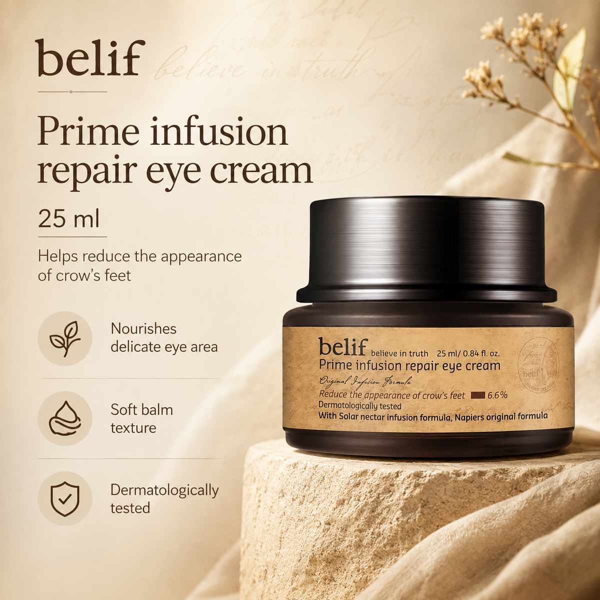 Belif Prime Infusion Repair Eye Cream 25ml product image 3