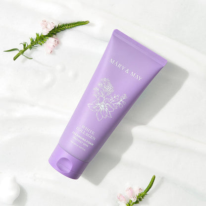 Mary&amp;May White Collagen Cleansing Foam Duo Twin Pack (150ml x2) product image 3
