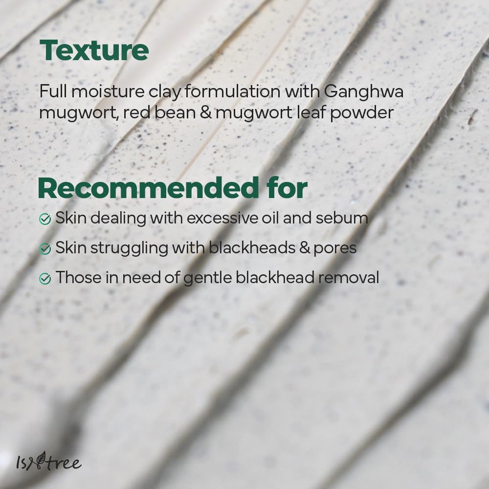 Isntree Mugwort Calming Clay Mask 100ml — Skin Care Masks &amp; Peels product image 92
