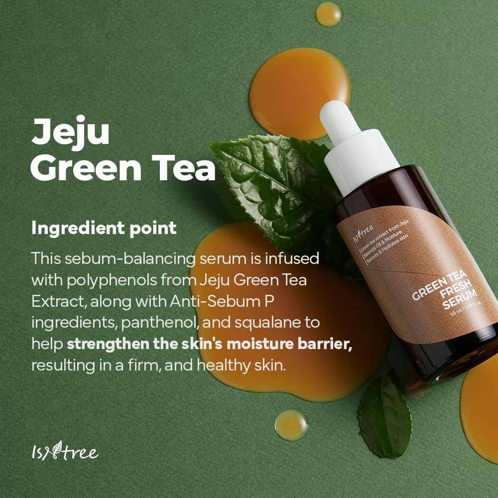 Isntree Green Tea Fresh Serum 50ml — Face Serums product image 101
