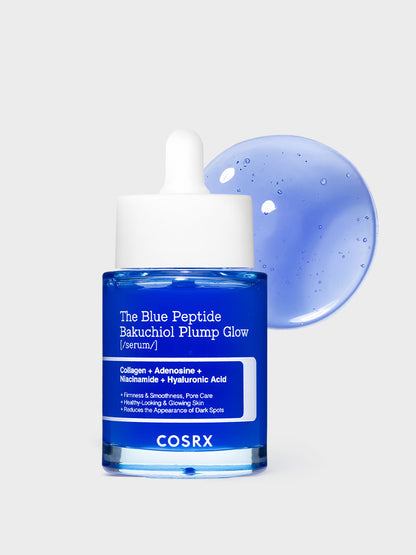 COSRX The Blue Peptide Bakuchiol Plump Glow Serum 50ml — product photo