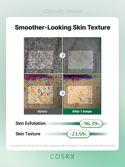 COSRX One Step Original Clear Skin Calming Pad 100ea — product detail image 7