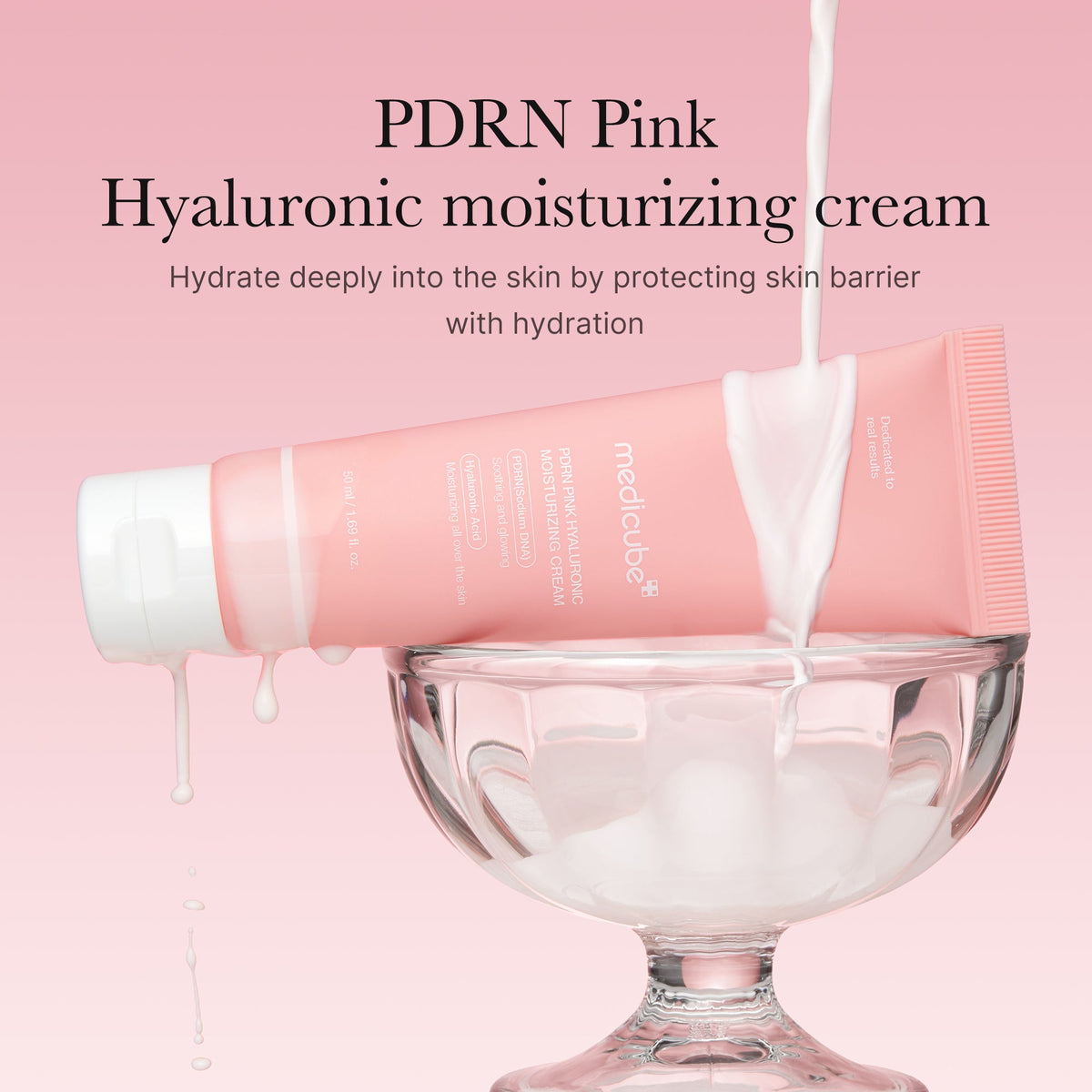 Medicube PDRN Pink hyaluronic moisturizing Cream 50ml product image 3