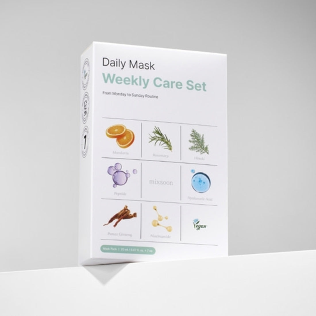 Mixsoon Daily Mask Weekly Care Set 20ml × 7 product image 2