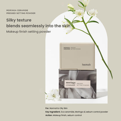 Heimish Moringa Ceramide Pressed Setting Powder 5g — official product image