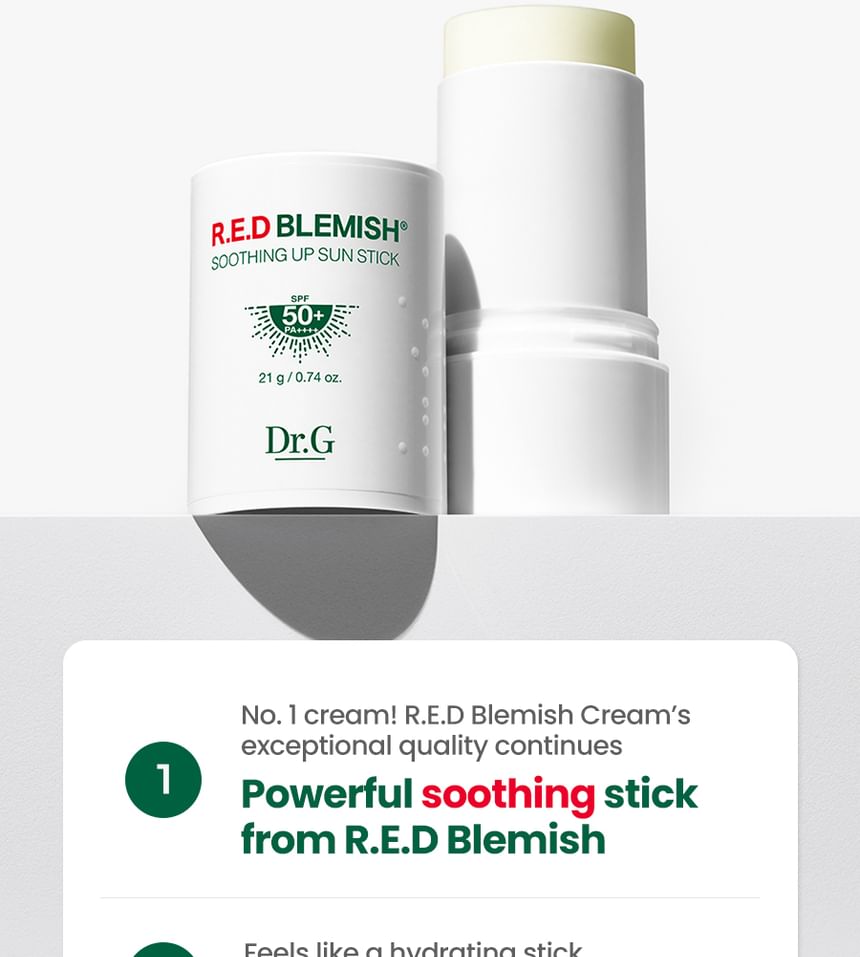 Dr.G Red Blemish Soothing Up Sun Stick 21g product image detail 3