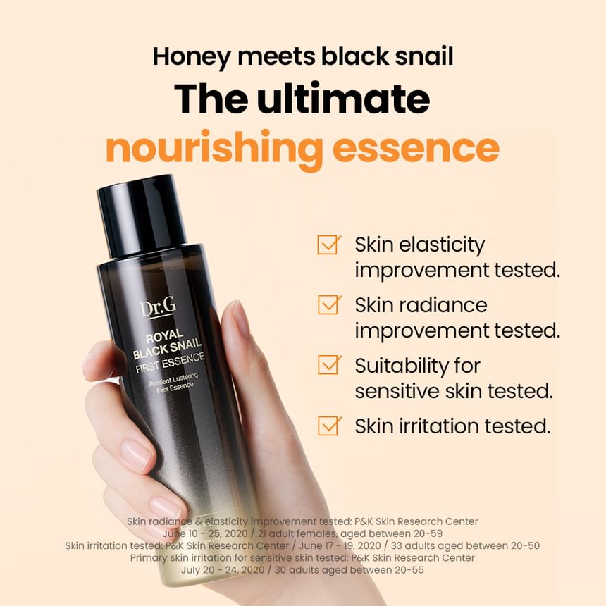 Dr.G Royal Black Snail First Essence 165ml product image detail 2