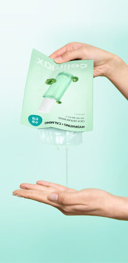 Celimax The Real Cica Calming Serum Mask 10ea — product detail image 7