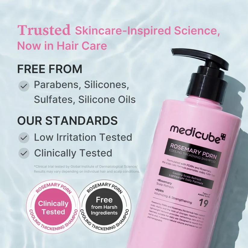 Medicube Rosemary PDRN Cooling Thickening Shampoo 400ml product image 9