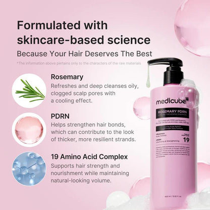 Medicube Rosemary PDRN Cooling Thickening Shampoo 400ml product image 6
