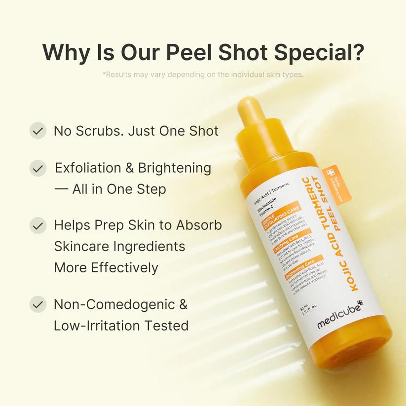 Medicube Kojic Acid Turmeric Peel Shot 80ml product image 5