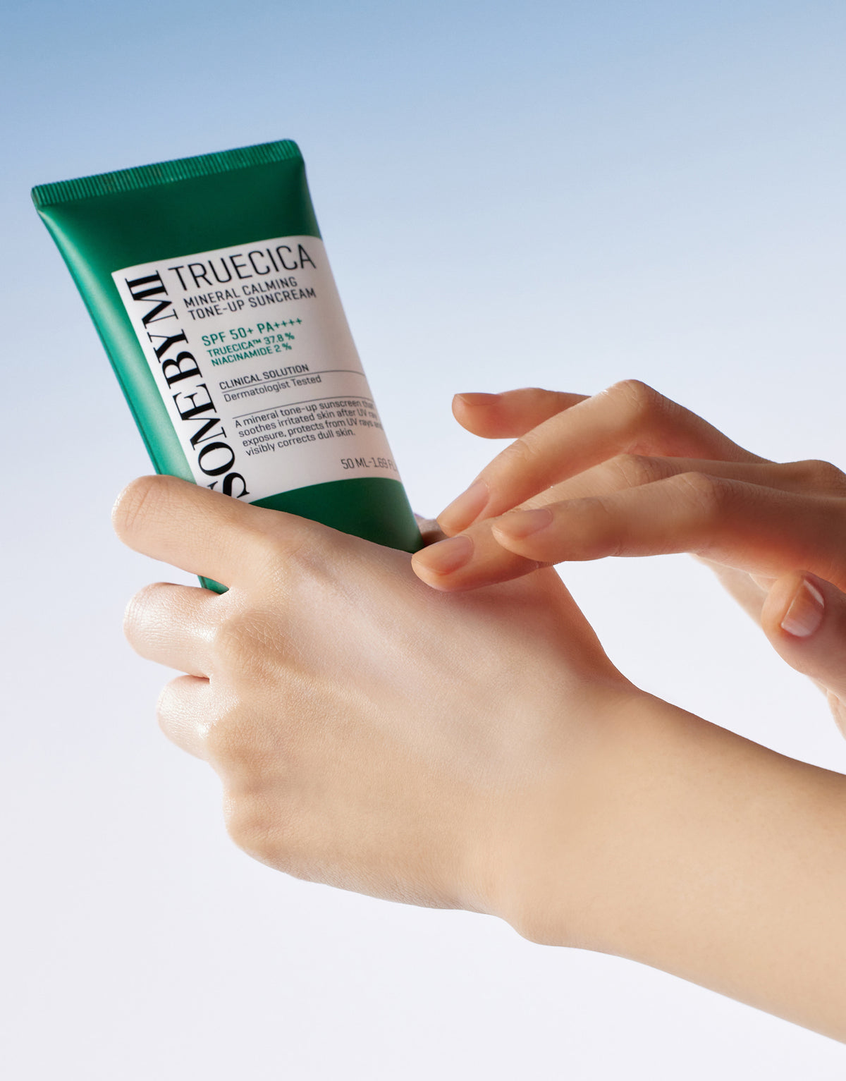 SOME BY MI Truecica Mineral Calming Tone-Up Suncream 50ml — official product image 3