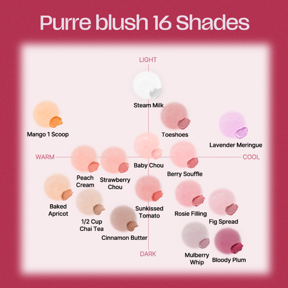 TIPTOE Blurry Puree Blush R03 Mulberry Whip 5g — official product image 4