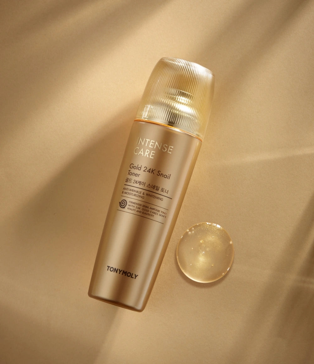 TONYMOLY Intense Care Gold24K Snail Toner 140ml - official product image 3