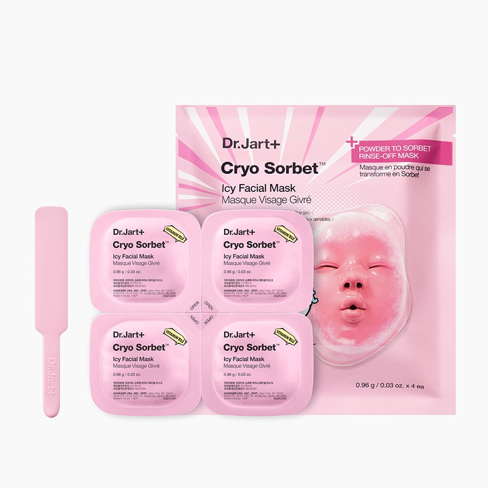 Dr.Jart+ Cryo Sorbet™ Icy Cooling Facial Mask 4ea product packshot