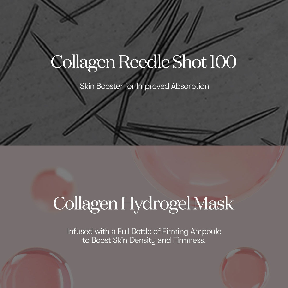 VT Cosmetics COLLAGEN Reedles Shot 100hL 2 STEP MASK - official product image 4