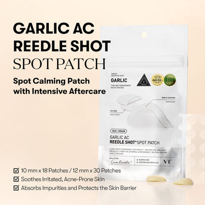 VT Cosmetics Garlic AC Reedle Shot Spot Patch - official product image 4