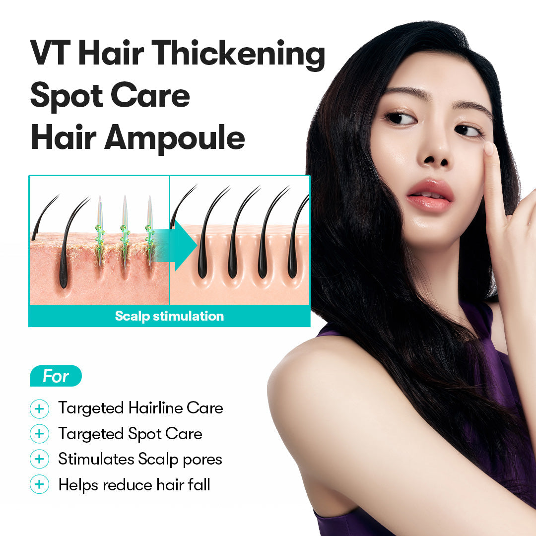 VT Cosmetics PDRN Reedle Shot Hair Ampoule 300dL - official product image 3