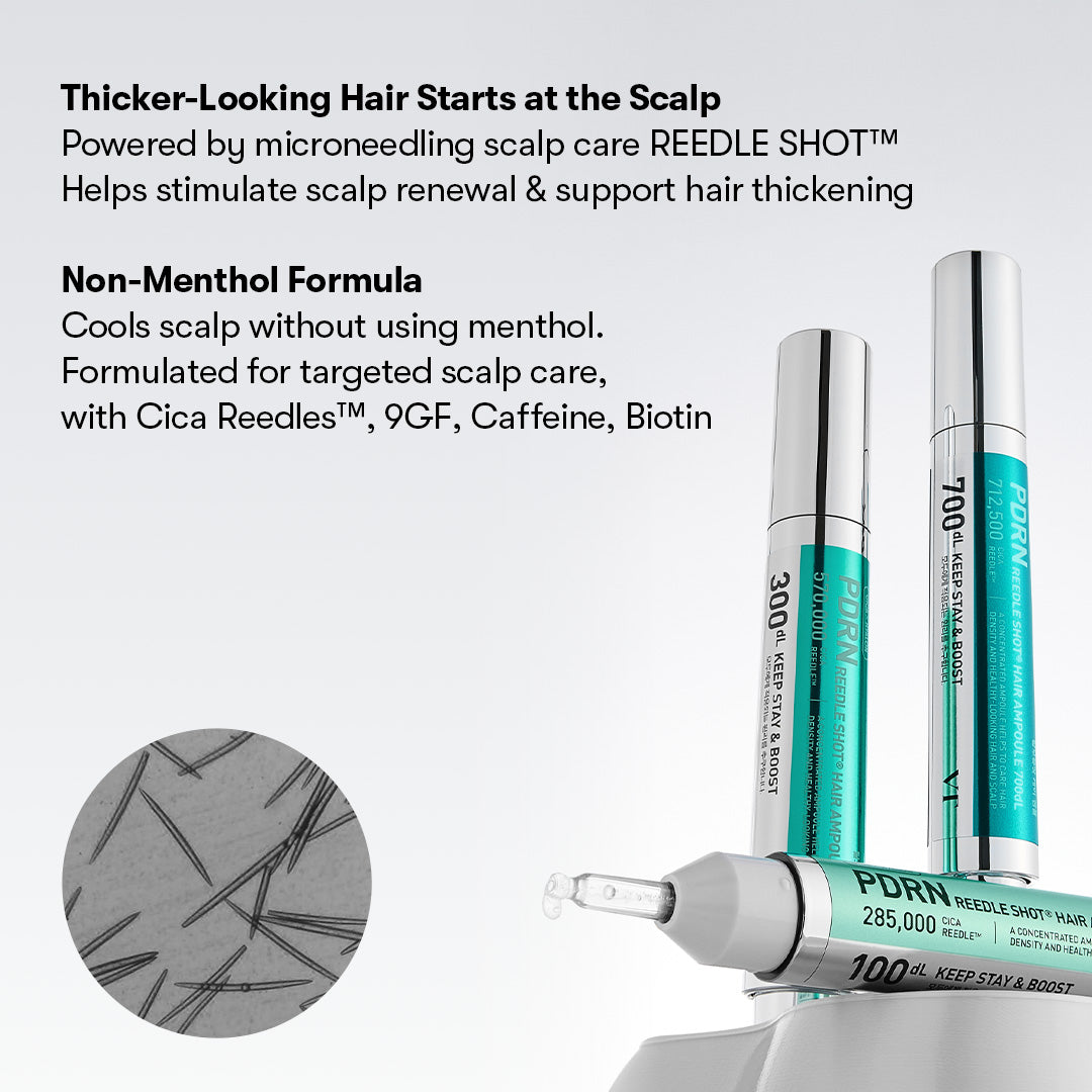VT Cosmetics PDRN Reedle Shot Hair Ampoule 300dL - official product image 6